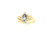14K Gold Tanzanite and Diamond Ring 111723