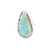 Teardrop Turquoise Silver Ring 120123