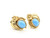 14K Gold Sleeping Beauty Earrings 010924
