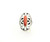Sterling Silver Red Coral ring 021024