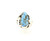Sterling Silver Turquoise and Feather ring 021324
