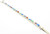 Sterling Silver Rainbow Opal Link Bracelet 041624 Sterling Silver Rainbow Opal Link Bracelet 041624