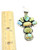 Sterling Silver Green Sonoran Turquoise Pendant 041824