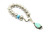 Liberty Dime With Turquoise Link bracelet 042024