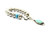 Liberty Dime With Turquoise Link bracelet 042024