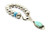 Liberty Dime With Turquoise Link bracelet 042024