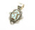 Sterling Silver #8 Turquoise Pendant 042024