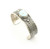 Sterling Silver Wide Dry Creek Turquoise Cuff Bracelet 060524