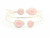 Sterling Silver Pink Puka Shell Bracelet 061224