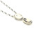 Sterling Silver Two Stone White Buffalo Necklace 061224