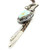 Sterling Silver Bear/Claw Reversible Bolo Tie 061724 Sterling Silver Bear/Claw Reversible Bolo Tie 061724