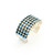Sterling Silver 5 Band Turquoise Cuff Bracelet 061724
