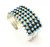 Sterling Silver 5 Band Turquoise Cuff Bracelet 061724