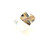 Sterling Silver Rounded Square Earth Tone Ring 091424 Sterling Silver Rounded Square Earth Tone Ring 091424