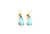 14K Gold Sleeping Beauty Teardrop Earrings 120424