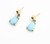 14K Gold Sleeping Beauty Teardrop Earrings 120424