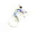 Sterling Silver Play on Blue Lizard Pendant 010725