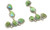 Sterling Silver Sonoran Turquoise Dangle Earrings 010925