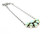 Sterling Silver Sonoran Turquoise Paw Necklace 010925