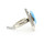 Sterling Silver Oval Turquoise Ring 032525
