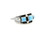 Sterling Silver Square Turquoise Band Ring 032525