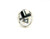 Sterling Silver White Buffalo and Onyx Oval Ring 041125 Sterling Silver White Buffalo and Onyx Oval Ring 041125