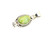 Sterling Silver Oval Sonoran Turquoise Pendant 051925