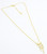 Gold Rhodium Mother of Pearl Cloud with Crystal Necklace 082425