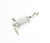 Sterling Silver Cowboy Boot Charm 101025