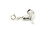 Sterling Silver Cowboy Hat Charm 101025