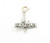 Sterling Silver Arizona Cactus Charm 101025