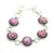 Sterling Silver Mojave Purple Link Bracelet 011226
