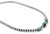 Sterling Silver 3 Turquoise Stone Navajo Pearl Necklace 011226