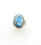 Sterling Silver Round Turquoise Ring 011426