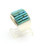 Sterling Silver Wide Cobblestone Turquoise Ring 030726