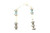 James McCabe Liberty Dime Navajo Pearl Necklace with Sleeping Beauty Turquoise and Silver Coin Bead 090226