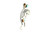 Sterling Silver Kokopelli Pendant with Turquoise, Opal & Spiny Oyster Inlay 090226
