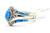Turquoise Wedding Set with Accent Stones 090926
