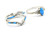 Turquoise Wedding Set with Accent Stones 090926