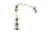 James McCabe Liberty Dime Bench Bead Necklace with Morgan Dollar Pendant & Turquoise 092926