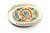 Valentino & Matilda Banteah Zuni Turquoise & Coral Inlay Belt Buckle 092426