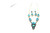 Roie Jaque Blue Kingman Turquoise Y Necklace Set 100226
