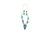 Roie Jaque Blue Kingman Turquoise Y Necklace Set 100226