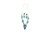 Roie Jaque Blue Kingman Turquoise Y Necklace Set 100226