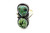Roie Jaque Dark Green Turquoise Two-Stone Ring 100226