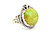 Roie Jaque Lime Green Turquoise Round Ring 100226