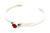 Roie Jaque Red Coral Sterling Stacker Cuff 100226