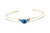 Roie Jaque Blue Kingman Turquoise Stacker Cuff 100226