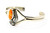 Roie Jaque Orange Spiny Oyster Feather Cuff 100226