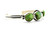 Roie Jaque Green Turquoise Three-Stone Cuff 100226